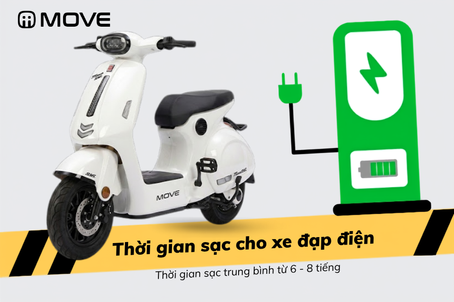 Thời gian sạc điện cho xe đạp điện