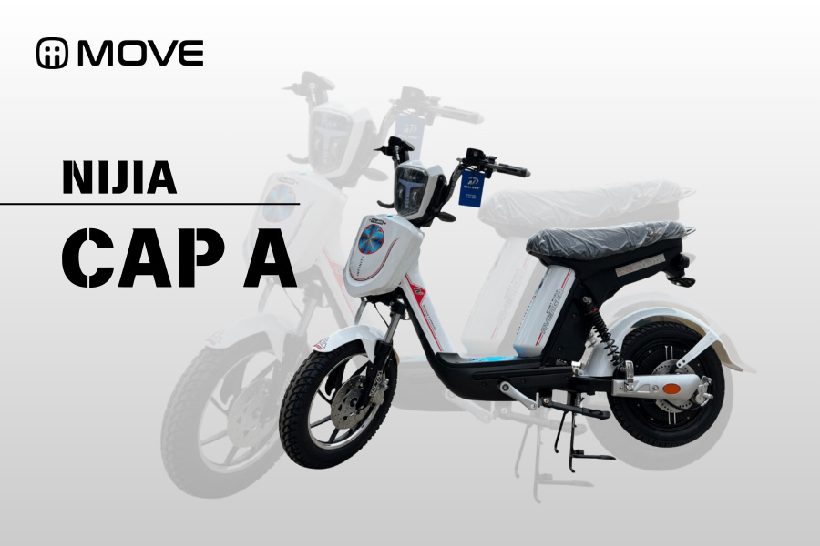 Xe đạp điện đẹp - Xe đạp điện NIJIA Cap A