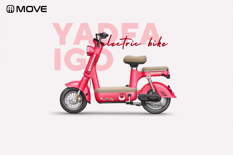 Xe đạp điện YADEA I8 Gấu dâu