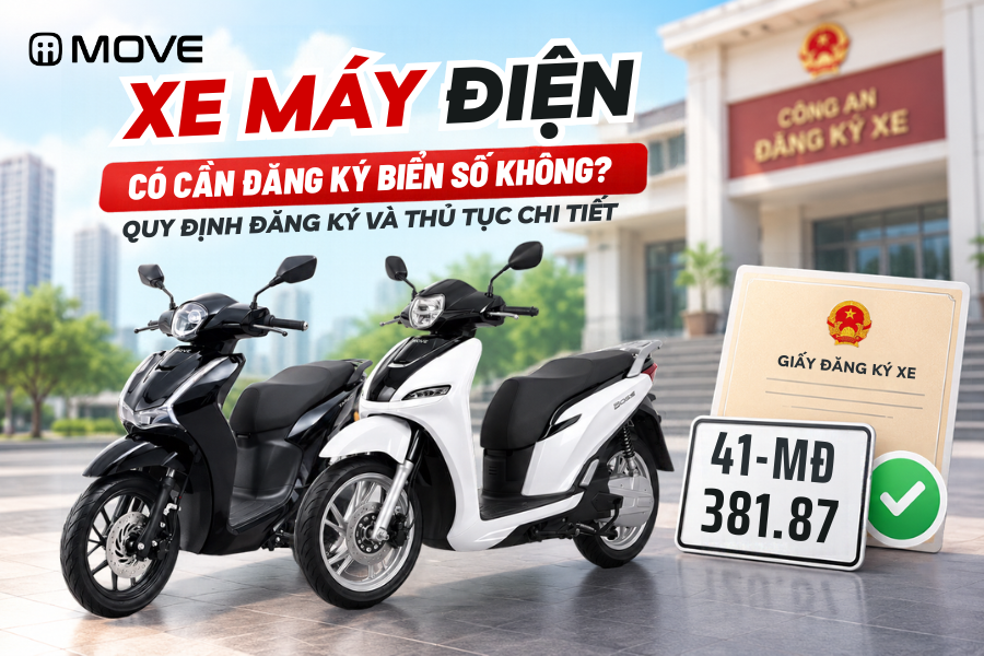 Xe Máy Điện Có Cần Đăng Ký Biển Số Không? Quy Định Mới 2026 Và Thủ Tục Chi Tiết