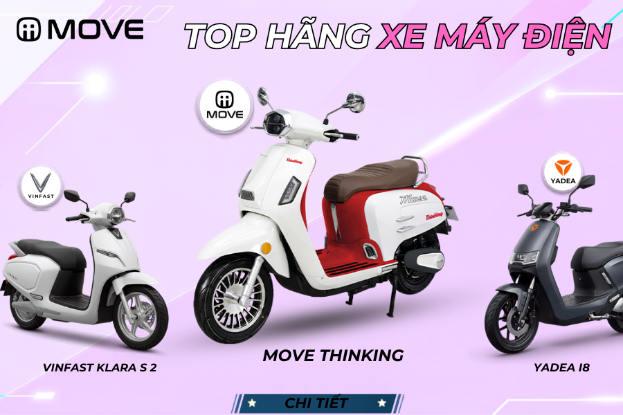 Tổng hợp các hãng xe máy điện nổi tiếng nhất tại Việt Nam