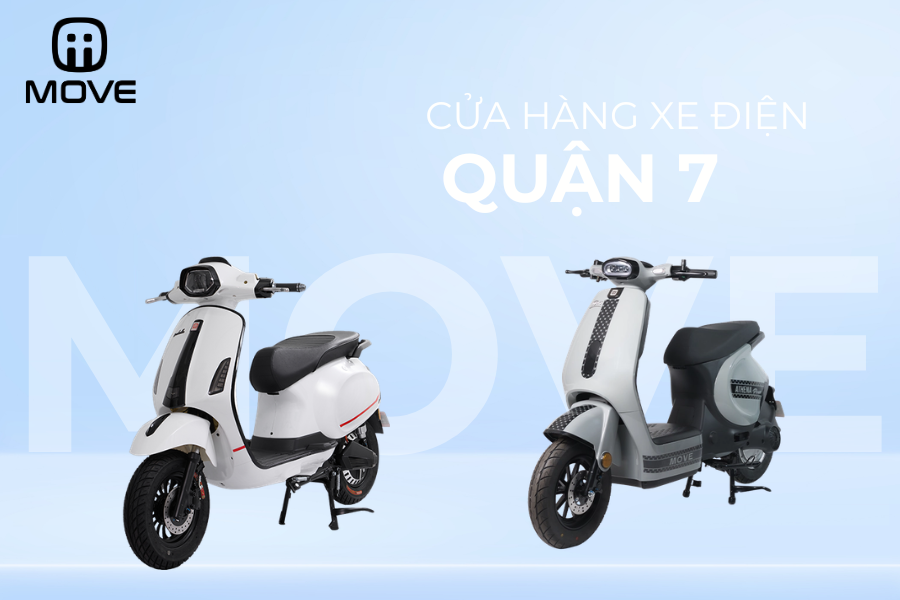 Xe điện MOVE quận 7: Cửa hàng bán xe điện quận 7 giá tốt, chính hãng