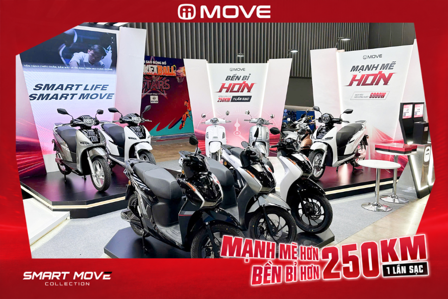 MOVE Việt Nam Ra Mắt Bộ Sưu Tập Xe Máy Điện Smart MOVE Tại Sự Kiện Vietnam Cycle Expo 2026