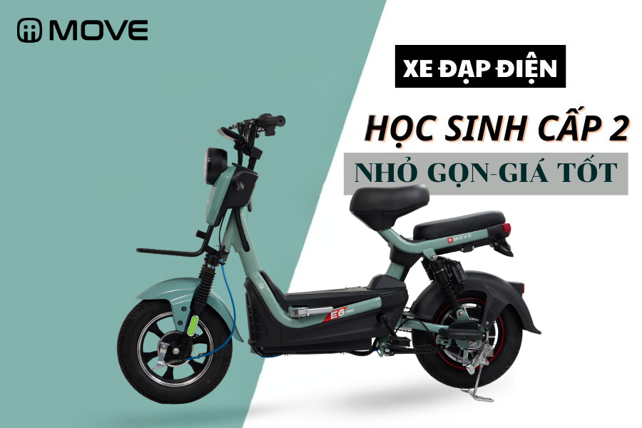 Top các xe đạp điện cho học sinh cấp 2 nhỏ gọn, giá tốt nhất