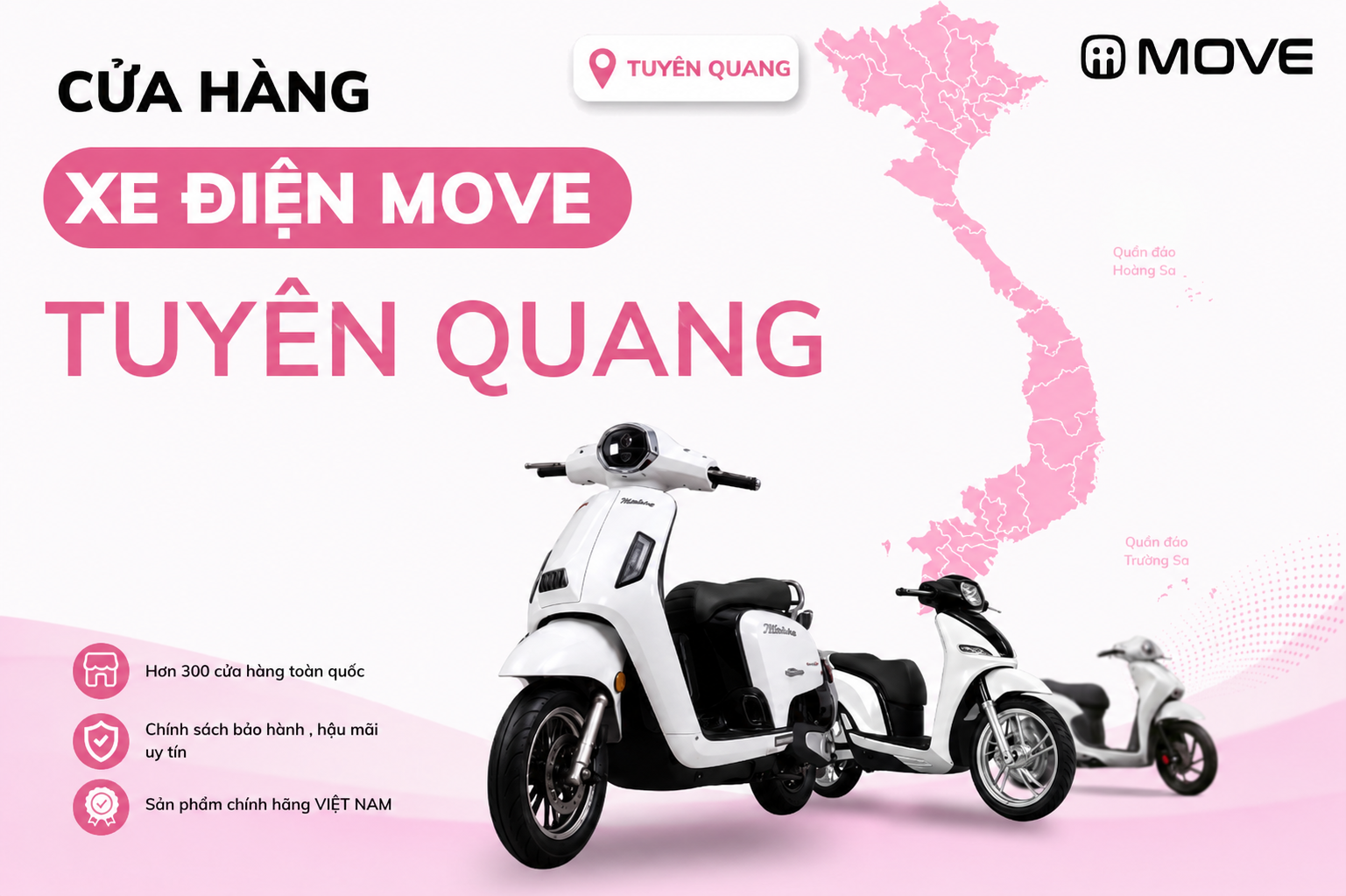 Cửa Hàng Xe Điện MOVE Chính Hãng Tại Tuyên Quang