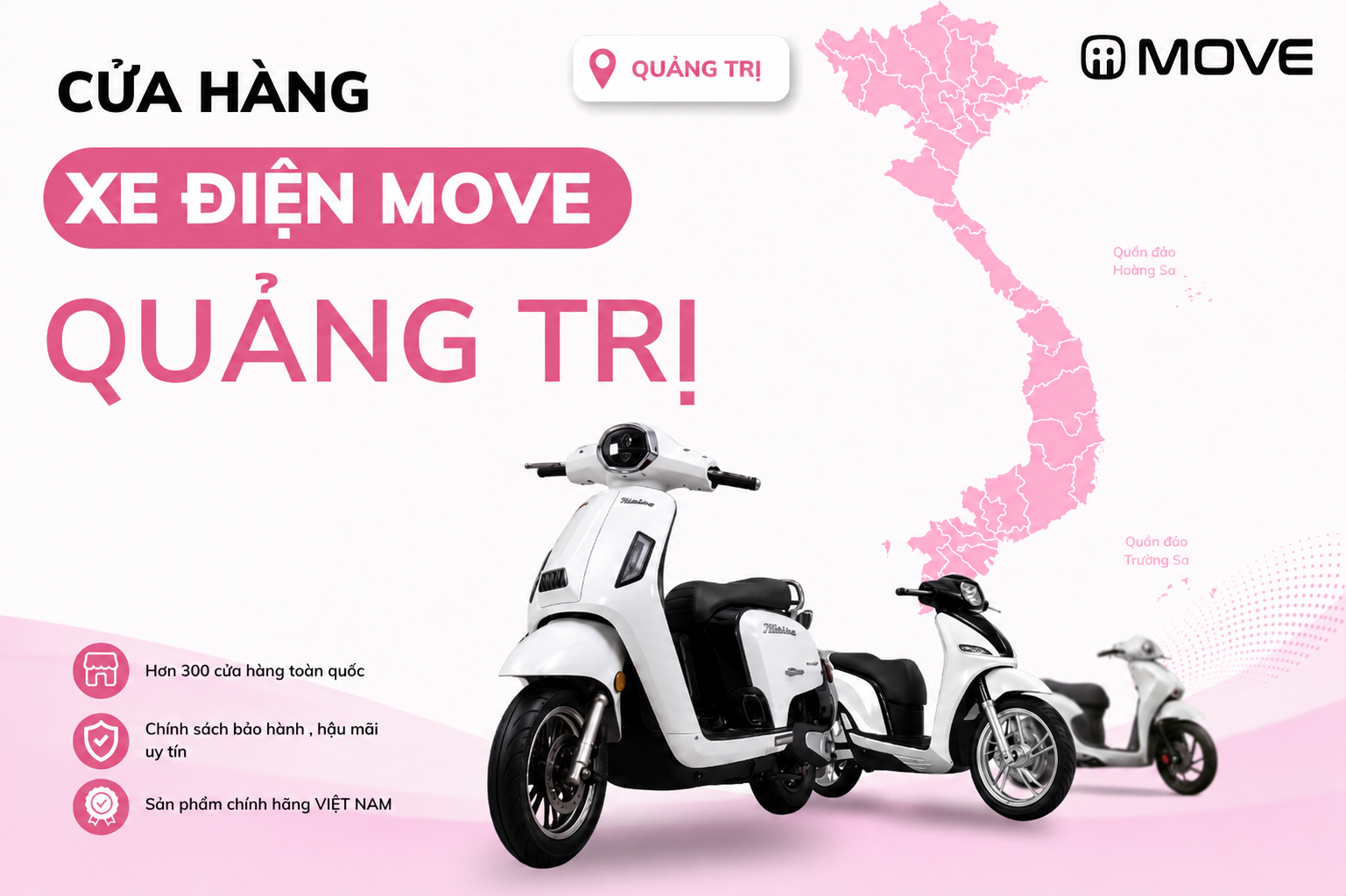 Cửa Hàng Xe Điện MOVE Chính Hãng Tại Quảng Trị