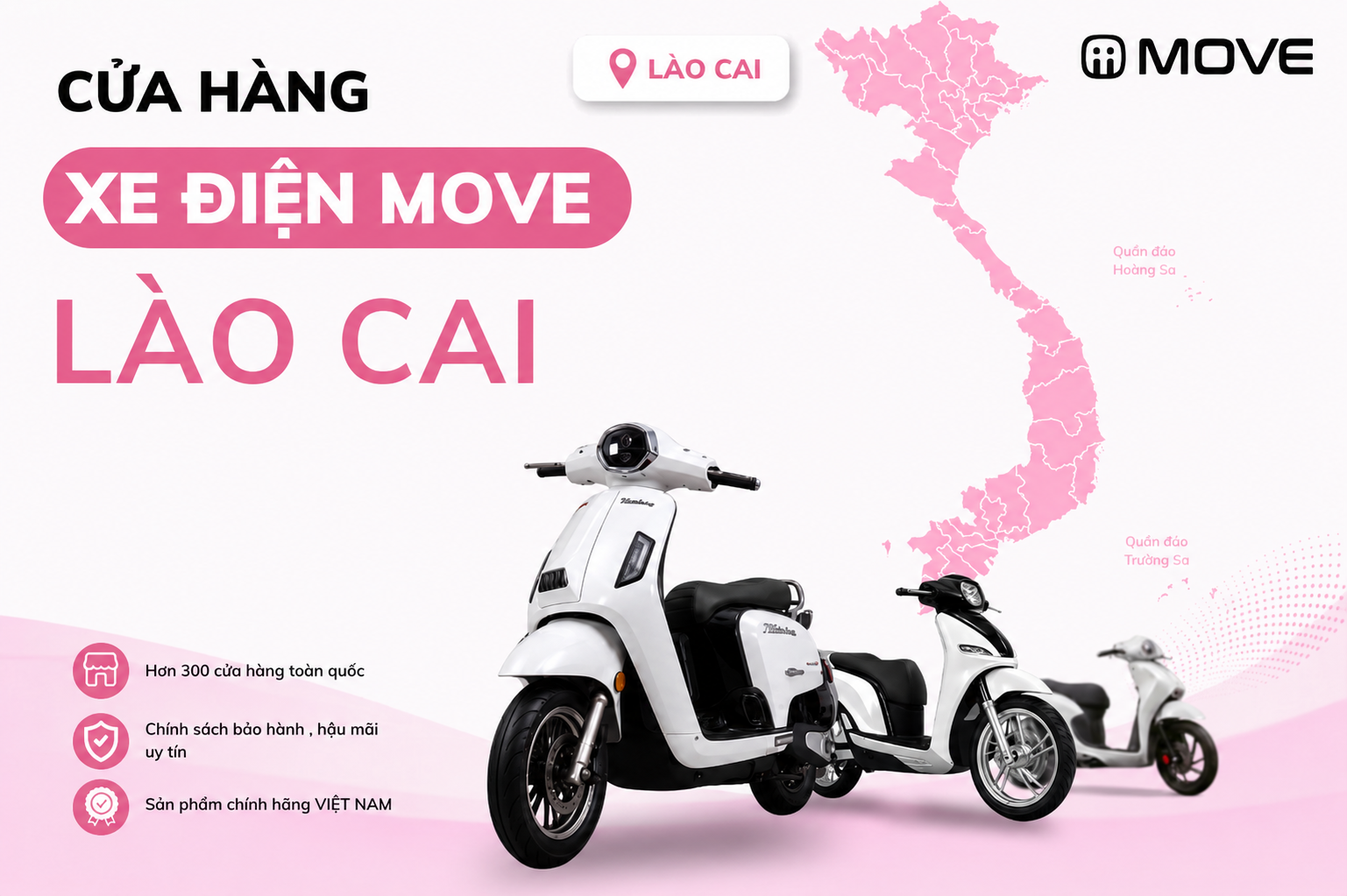 Cửa Hàng Xe Điện MOVE Chính Hãng Tại Lào Cai