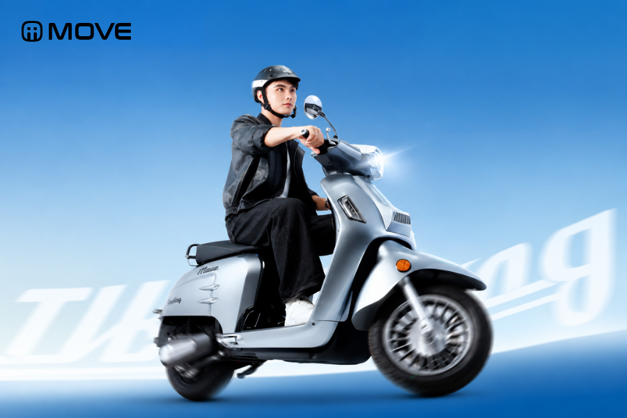 Xe Máy Điện MOVE Thinking: Công Suất Mạnh Mẽ Và Thiết Kế Đậm Chất Cổ Điển