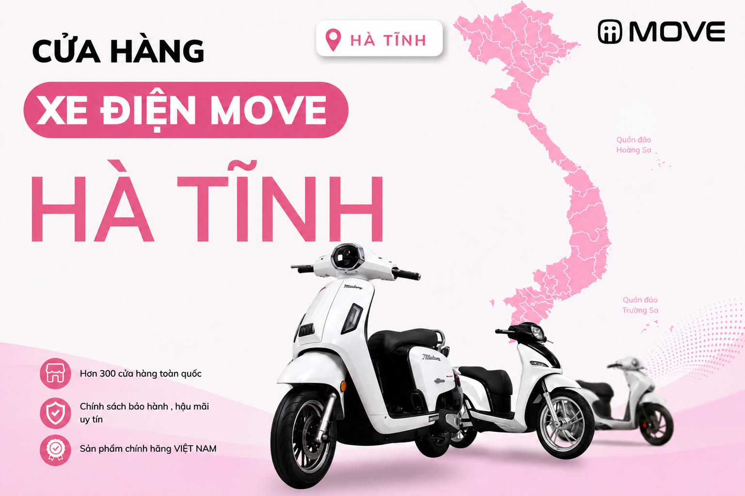 Cửa Hàng Xe Điện MOVE Chính Hãng Tại Hà Tĩnh