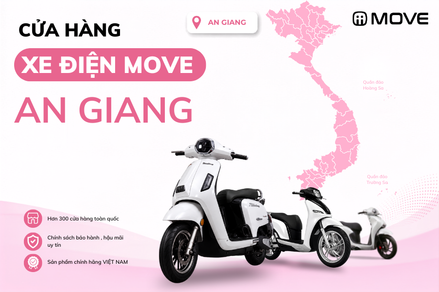 Cửa Hàng Xe Điện MOVE Chính Hãng Tại An Giang