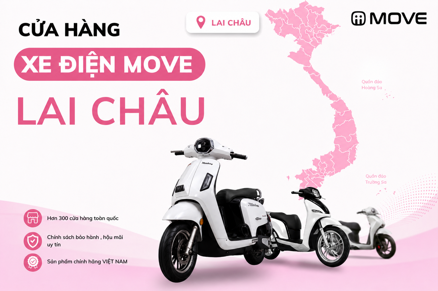 Cửa Hàng Xe Điện MOVE Chính Hãng Tại Lai Châu