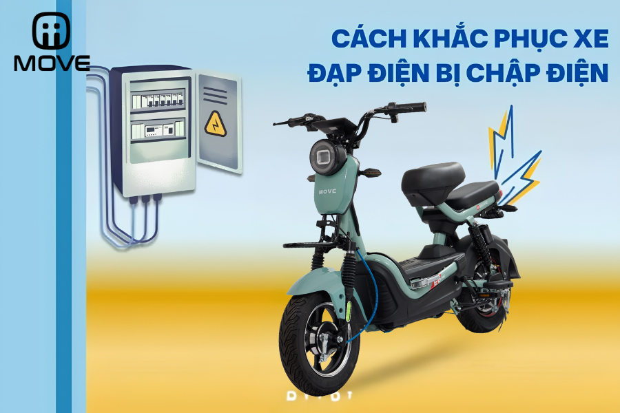 Nguyên nhân và cách khắc phục xe đạp điện bị chập điện an toàn