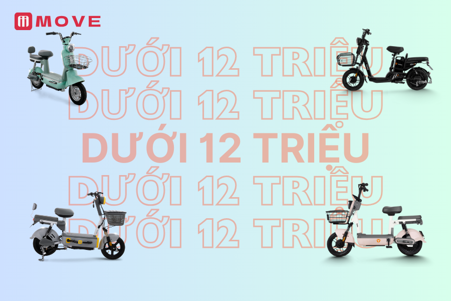 TOP 5 các mẫu xe đạp điện 12 triệu ưa chuộng nhất