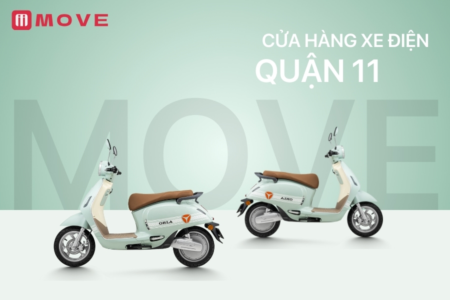 Xe điện MOVE Quận 11: Cửa hàng bán xe điện quận 11 giá tốt, chính hãng