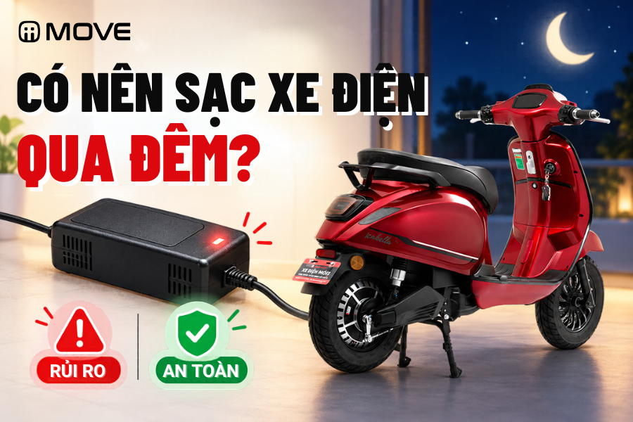 Sạc Xe Điện Qua Đêm Có Sao Không? Các Lưu Ý Sạc Qua Đêm An Toàn