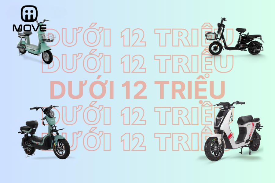 TOP 5 các mẫu xe đạp điện 12 triệu ưa chuộng nhất