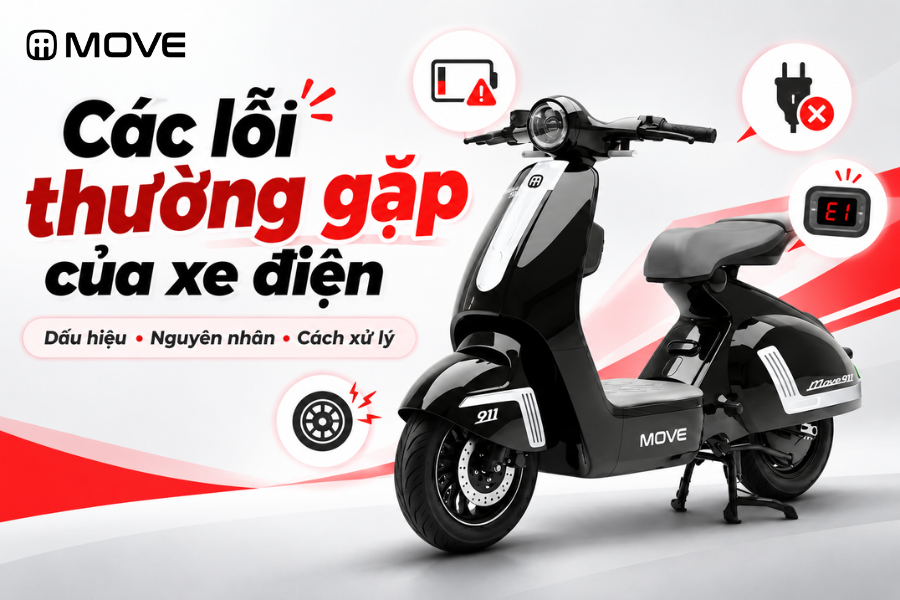 Các Lỗi Xe Điện Thường Gặp: Nguyên Nhân Và Cách Khắc Phục