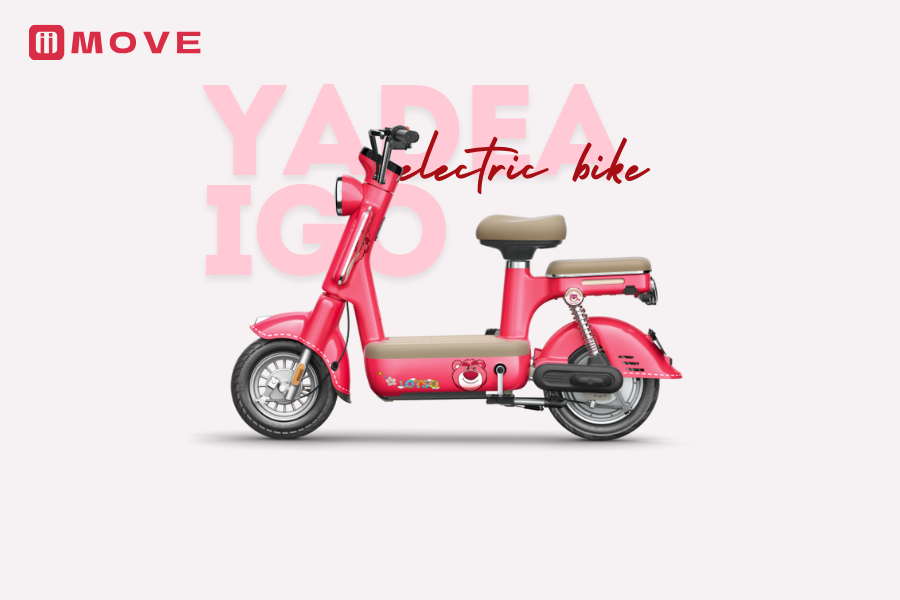 Mẫu xe đạp điện 15 triệu YADEA I8 Gấu dâu