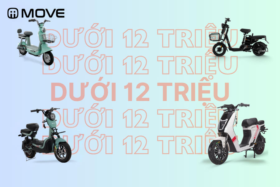 TOP 5 các mẫu xe đạp điện 12 triệu ưa chuộng nhất