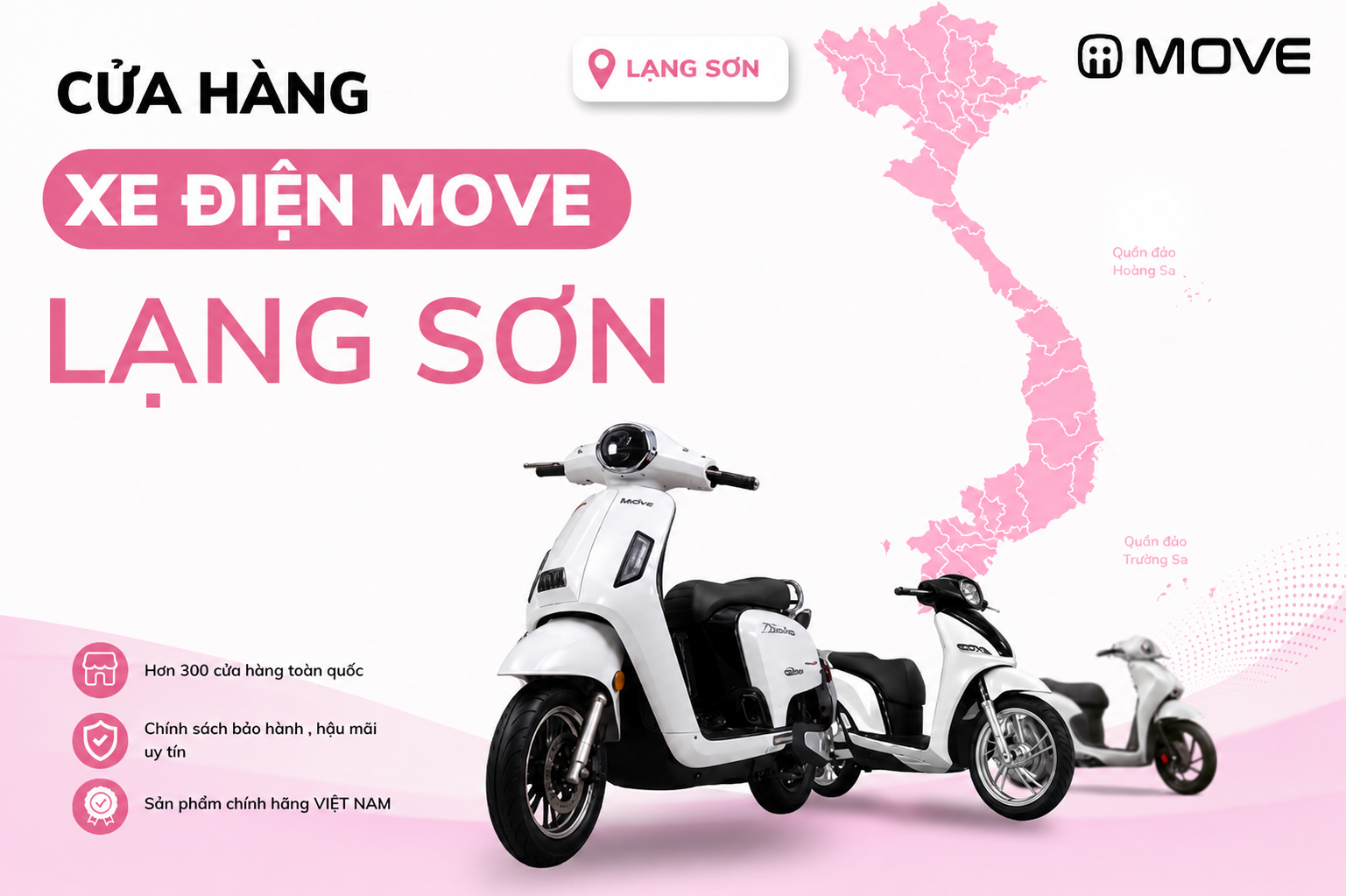 Cửa Hàng Xe Điện MOVE Chính Hãng Tại Lạng Sơn