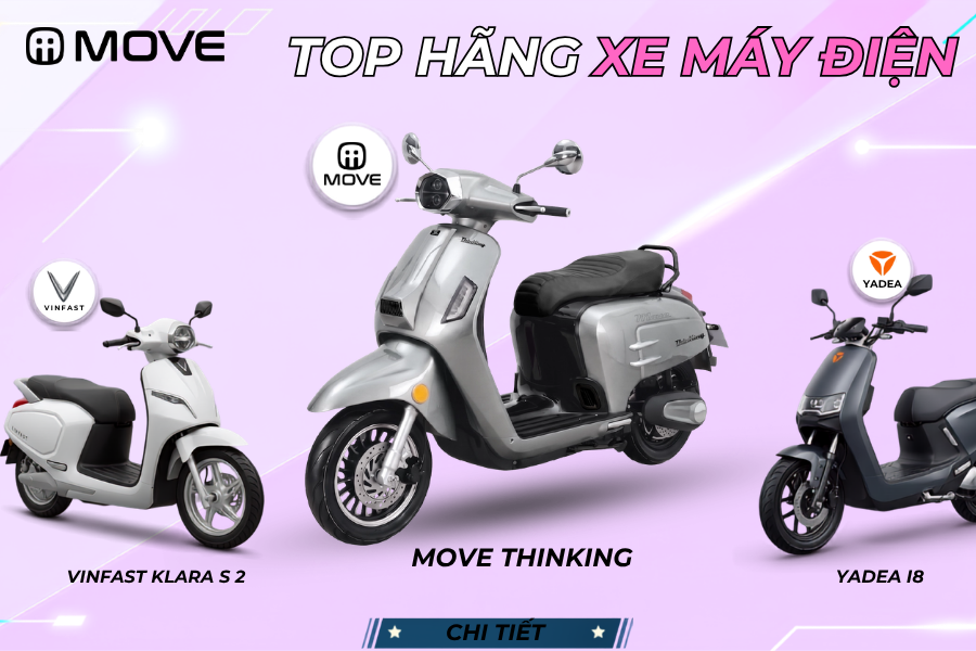 Tổng hợp các hãng xe máy điện nổi tiếng nhất tại Việt Nam