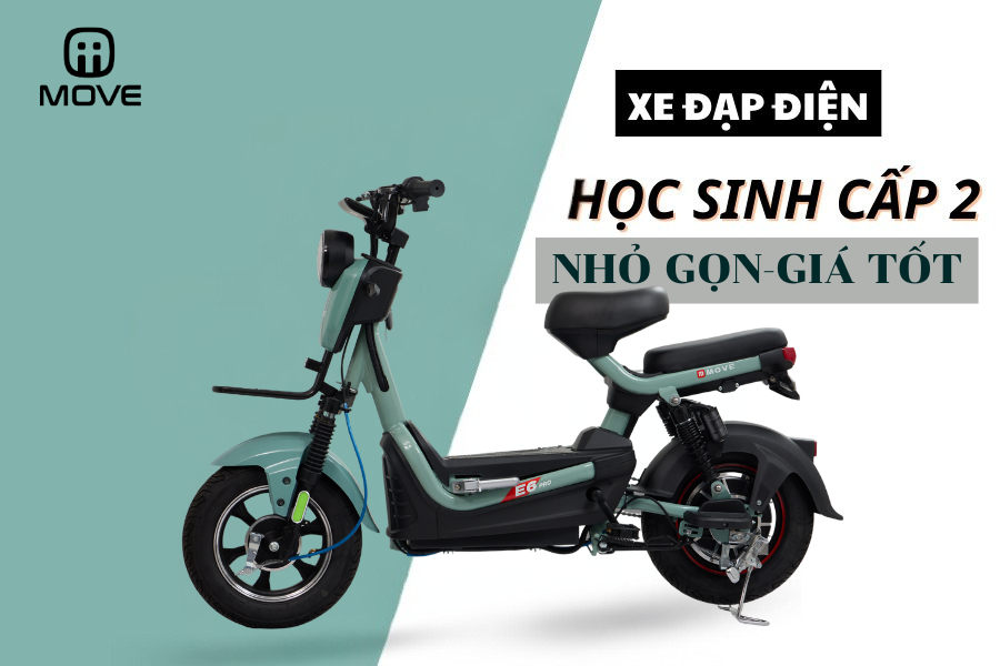 Top các xe đạp điện cho học sinh cấp 2 nhỏ gọn, giá tốt nhất