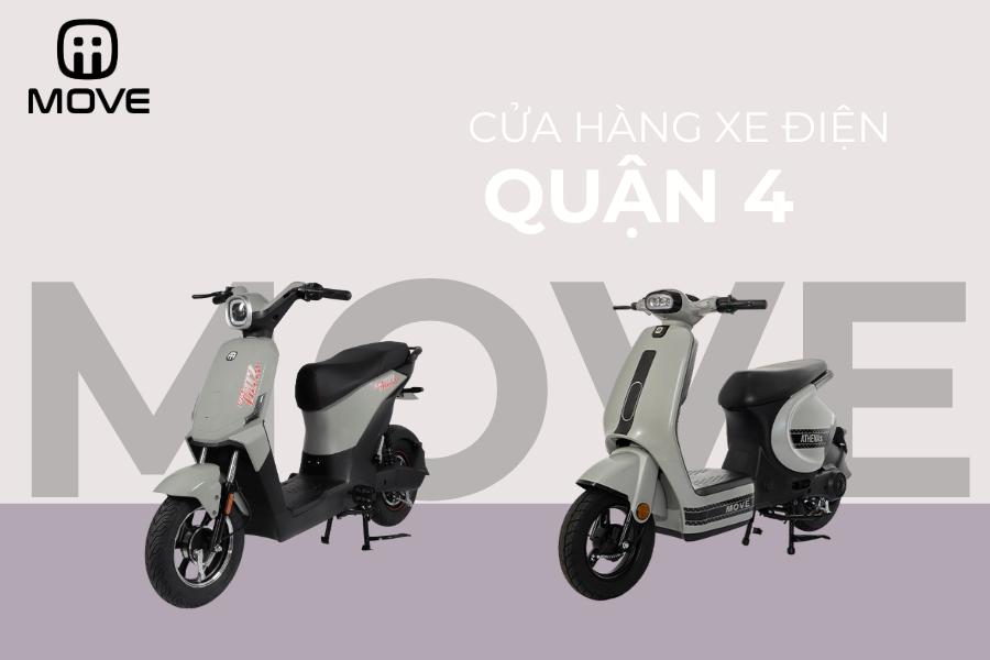 Xe điện MOVE Quận 4: Cửa hàng bán xe điện quận 4 giá tốt, chính hãng