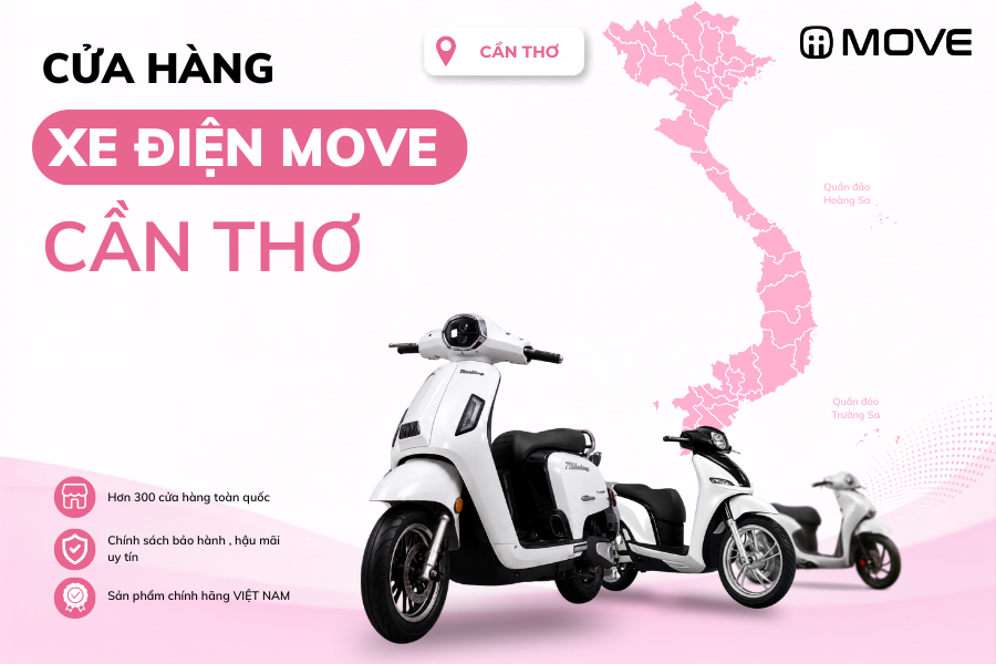 Cửa Hàng Xe Điện MOVE Chính Hãng Tại TP. Cần Thơ