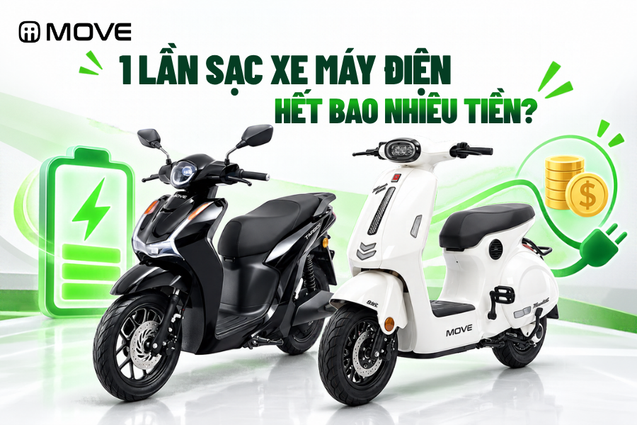 1 Lần Sạc Xe Máy Điện Hết Bao Nhiêu Tiền?
