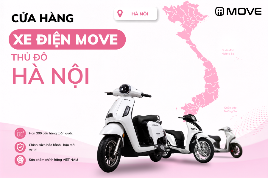 Cửa Hàng Xe Điện MOVE Chính Hãng Tại Thủ Đô Hà Nội
