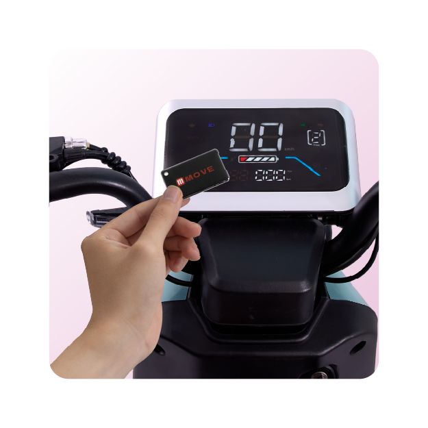 Khóa xe (Thẻ NFC) & Chống trộm tự động